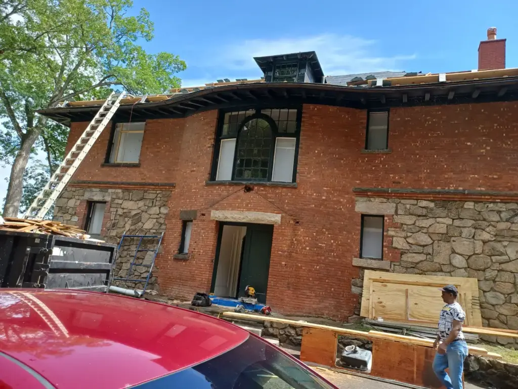 Iron Canopy — Window & Door Restoration — Before