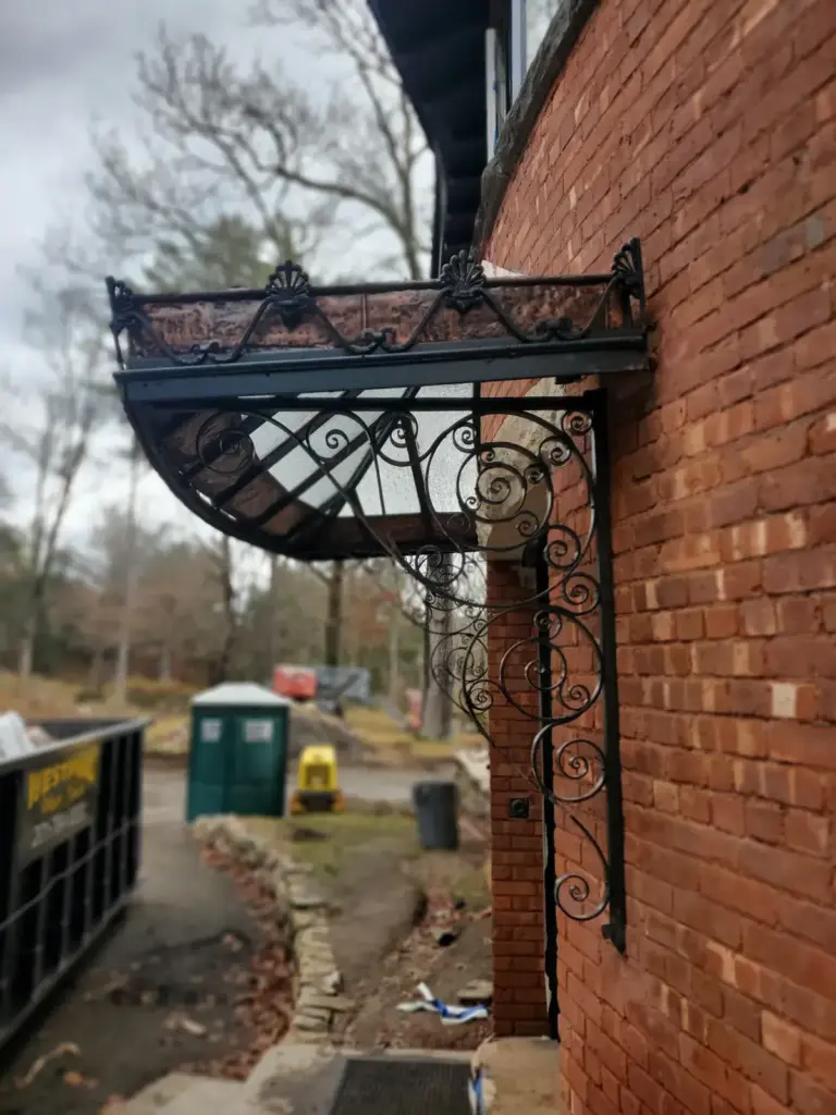 Iron Canopy Window & Door restoration by Olek Inc.