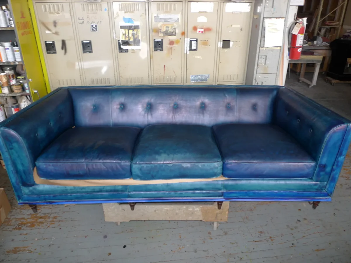 Leather Sofa — Stain, Dye & Refurbishing