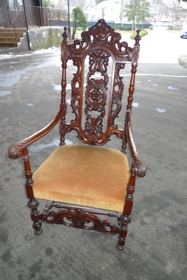 Baroque Chair — Reupholstery