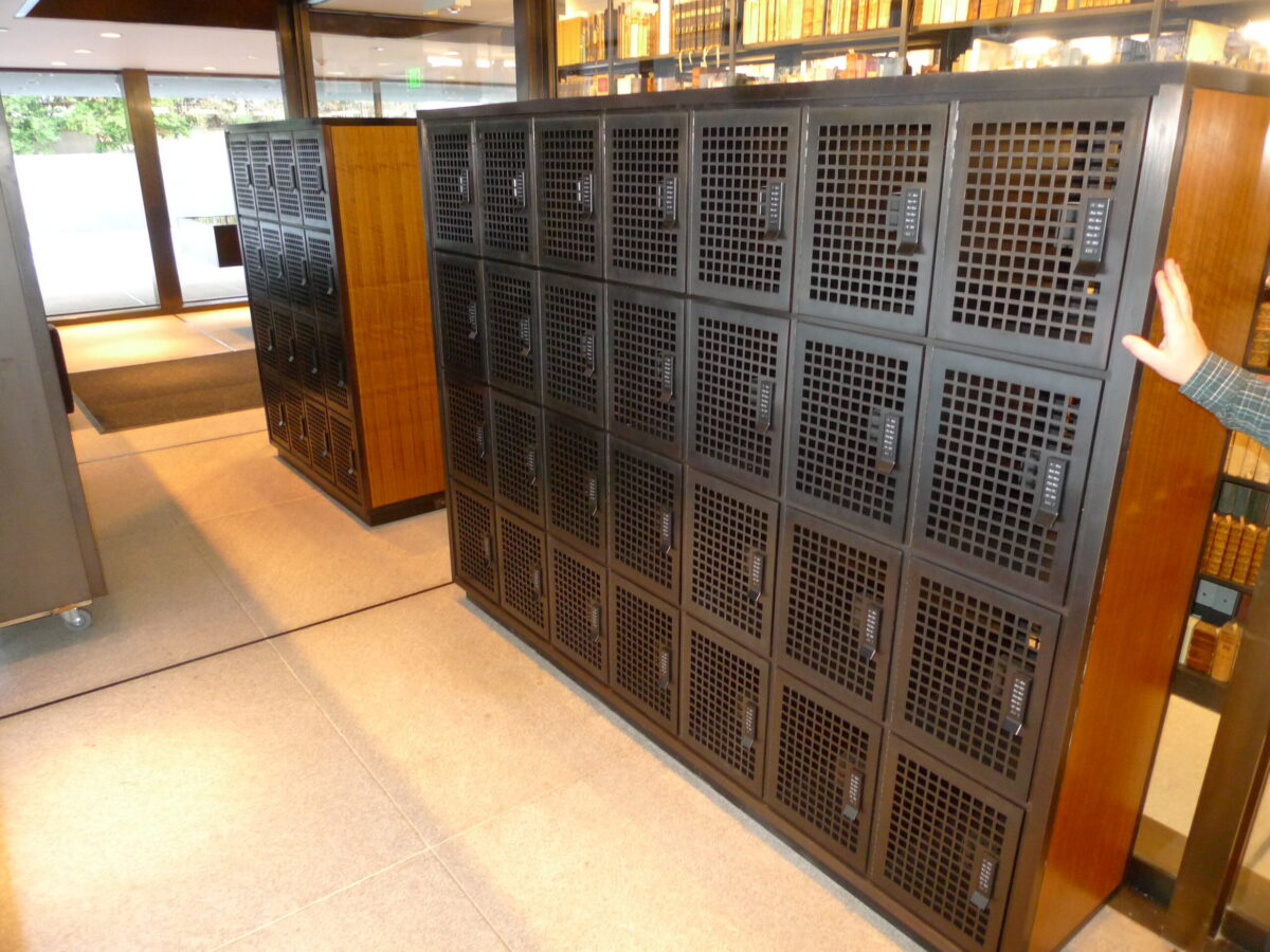 Yale — Bronze & Teak Locker Fabrication