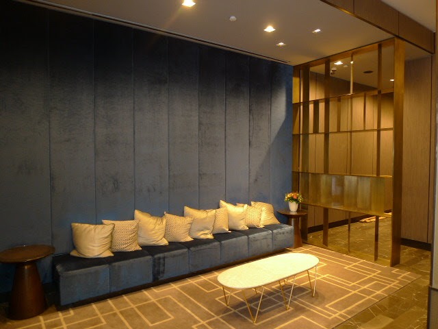 Custom commercial lobby fabrication by Olek